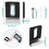 Kit da 10 Pezzi per Appendere Specchi Resistenti, Clip per Specchi Pesanti per Montaggio A Parete, Foro Singolo, Argento 7