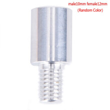 (Male 10mm,Memale 12mm) Pcs Fishing 1 Landing Net Handle Connector Thread Adapter Tackle Accessories