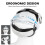 For Meta Quest 3/2/Pro/Pico4 VR Headset Silicone Comfort  Strap with Adjustable VR Decompression  Straps - White 3