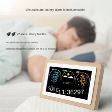 Weather Station Barometer Clock Indoor Outdoor Temperature Humidity Meter Weather Forecast Multi Hygrothermograph