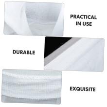 Swimming Pools Skimmer Basket Bag Elastic Filter White Elasticity Splitter Pool Skimmer Net Fine Mesh Net Bag