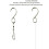 2PCS Spiral Tail Wind Spinner Stabilizer Decorative Spiral Wind Spinner Wind Spinners Sun Catcher Crystals 5