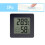 LCD Digital Thermometer Hygrometer Temperature Meter Humidity Sensor Weather Station Button Set with Battery White 2