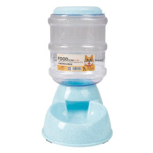 (Blue Feeding Device)Alimentador de agua automático para mascotas de plástico de gran capacidad para perros gatos suministros herramienta