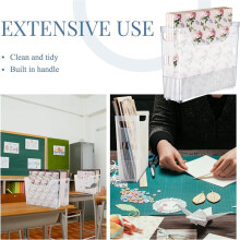 30.48x30.48 cm Storage Box with Labels and 2Scrapbook Paper Storage Paper Organizer Plastic Storage Bins Wheels