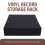 Support de Rangement pour Disques Vinyles, Présentoir pour CD, Support Mural Décoratif en Vinyle Mat. 2