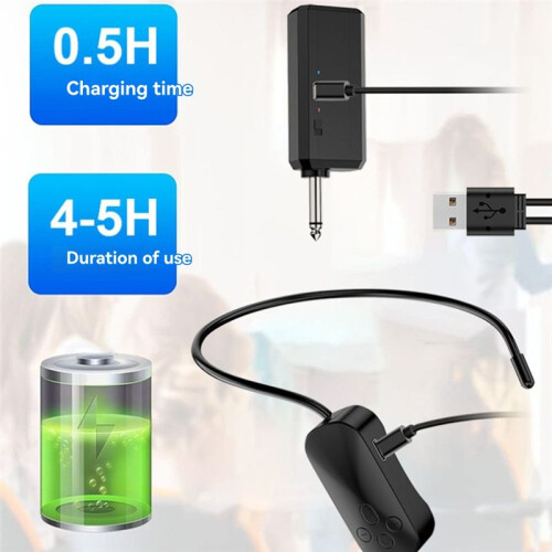 Wireless Microphone Headset Microphone Tour Guide Teaching Little Bee Loudspeaker Audio Universal Noise Reduction 1