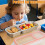 Reusable Snack Containers with Lids, Stainless Steel Double/2 Compartment Snack Box Container 2