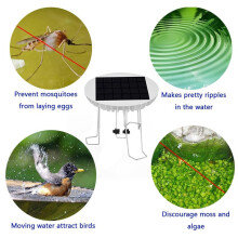 Agitateur D'Eau Solaire, Générateur de Vagues D'Eau Circulaire, Outil de Vague D'Eau de Rocaille, Outil D'Aménagement Paysager
