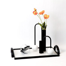 Iron Vase Living Room Bedroom Handicraft Decoration Handicraft Decoration Flower Arrangement Home Decoration,Gold S