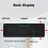 Large Digital Wall Clock Remote Control Temp Date Week Display Power Off Memory Table Clock Wall-Mounted Dual Alarms 5