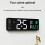Large Digital Wall Clock Remote Control Temp Date Week Display Power Off Memory Table Clock Wall-Mounted Dual Alarms 9