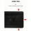 Large Digital Wall Clock Remote Control Temp Date Week Display Power Off Memory Table Clock Wall-Mounted Dual Alarms 10