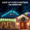 Permanent Outdoor Eaves LED Lights Waterproof APP Control RGB String Lights for Christmas Decorations EU Plug 30M 4