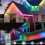 Permanent Outdoor Eaves LED Lights Waterproof APP Control RGB String Lights for Christmas Decorations EU Plug 30M 1