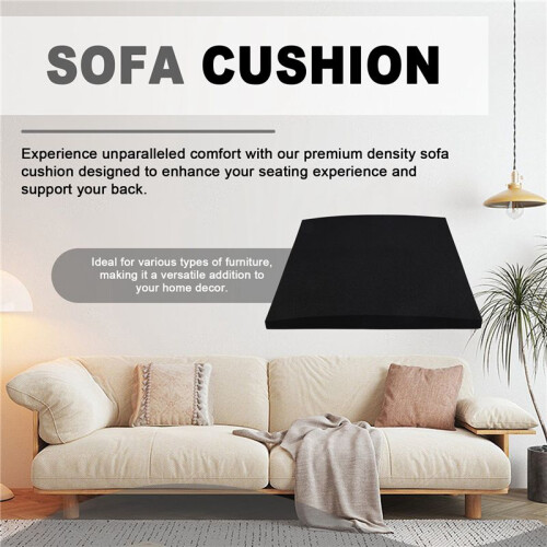 Högdensitetssoffa Kudde Soffa Kudde Sits Möbel Sittstöd Slappning Reparation för Stol Solid Svampkudde, B 2