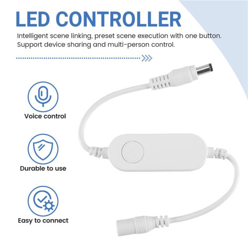 5V 12V 24V Tuya RGB Wifi Controller LED Controller per 5050 3528 2835 Led Strip Light  Life, Dimmer Controller 2