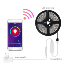 5V 12V 24V Tuya RGB Wifi Kontroler Kontroler Led do 5050 3528 2835 TaśMa Led Inteligentne żYcie, śCiemniacz Kontroler