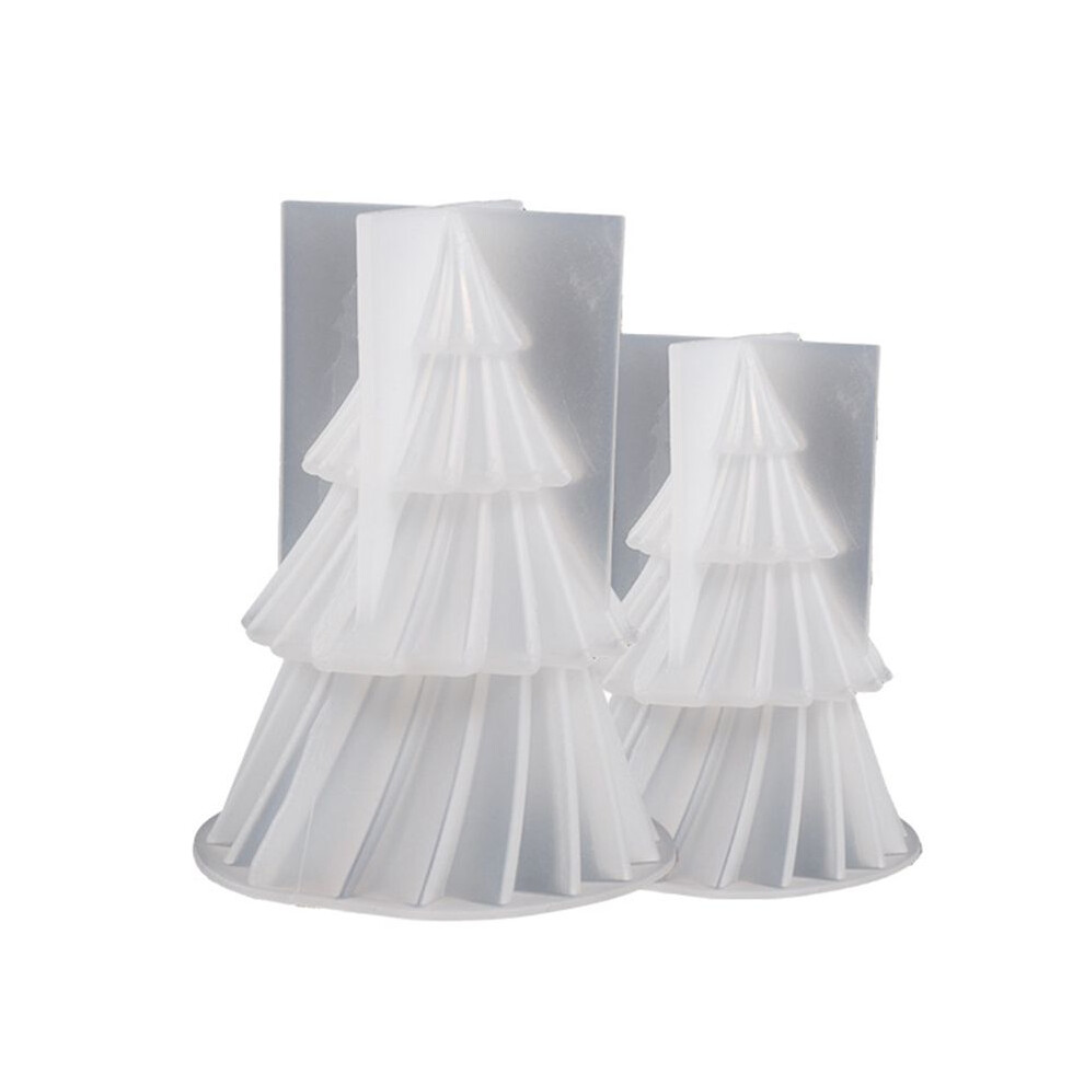 Tauoh Christmas Tree Aromatherapy Candle Silicone Mold Diy Aromatherapy Candle Soap Making Tools Resin Mold Christmas Candle