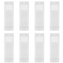 8PCS Shipping Container Air Vent Kit Heavy Duty Shipping Container Accessories Flow Ventilation Kit White