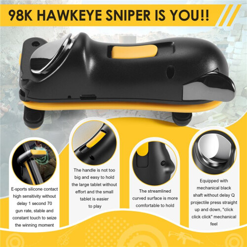 PUBG Trigger Controller for  Tablet Capacitance L1R1 Fire Aim Button Triggers Gamepad Joystick for Mobile Phone 1