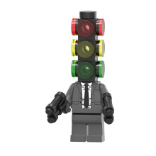 (Style B) Skibidi Building Toilet Blocks Microphone Man Computerman Toy Kids Projectorman