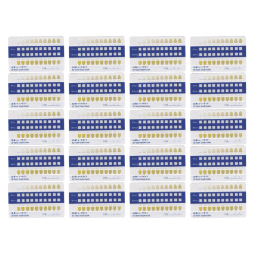 3Ensembles Guide Teintes 20 Cartes PVC Pour Buccaux
