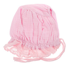 2St Baby Zonhoedje Roze Katoen Verstelbaar Comfortabel Kleintjes