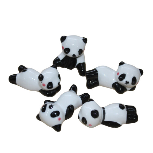10Stk Panda Mini Dekoration Bunt Essstäbchenhalter Für Wohnraum