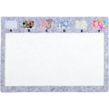 Large Rectangle Bead Mat, Beading Tray with Centimeter Alphabetic Scale Beads Pads for Crafts Jewelry Making