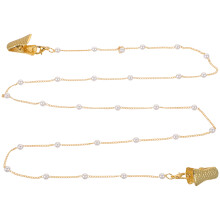 3Pièces Supports Dorés Pour Masques Et Lunettes Chaînes À Perles