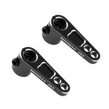 2 STÜCK Metall 25T Servo Horn Servo Arm Kompatibel mit Futaba Savox Power HD Servo für 1/8 1/10 RC Offroad Drift Auto,2
