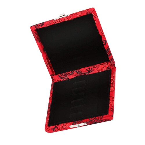 1Pièces Boîte -Anches En Bois Rouge Avec Design Sécurisé