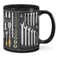 Mechanic Toolbox Set Mug Funny Coffee Cup for Mechanics Large Capacity Ceramic Tea Mug for Beer Whiskey Water Soup C