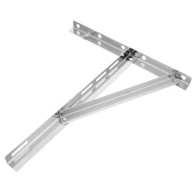 1Paar Air Conditioner Support Halter Wandmontage Silber