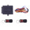 2Ensembles Anti-Vol Auto Noir Télécommande Facile À Installer 1