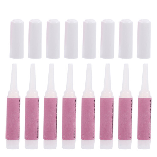 60Pièces Colle Nail Art Couleur Assortie Usage