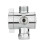 2Pièces Valve Mitigeur 3 Voies Argent Durable Pour Douche 1