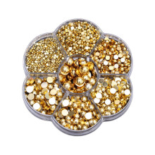 4930St Gouden Half Rond Kralen Voor Nagelkunst En DIY Manicure
