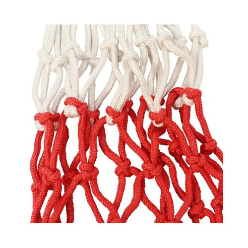 Filets de basketball Softee Equipment - lot de 2, polypropylène 6 mm, bicolore