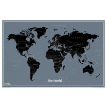 World Modern Wall Map [tubed]