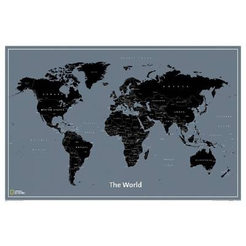 World Modern Wall Map [tubed]