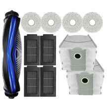 For T50 Pro Omni Replacement Main Brush HEPA Filter Mop Pads Dust Bag Spare Parts Accessories