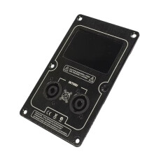 Panneau Arrière de Boîte de Jonction pour Haut-Parleur Audio, Plaque de Prise pour Pièces de Rechange pour Clip de Boîtier de Haut-Parleur