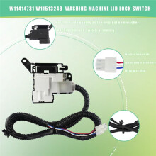 W11414731 W11513248 Washer Lid Lock Assembly Compatible for Model WTW5010LW0 WTW5057LW0