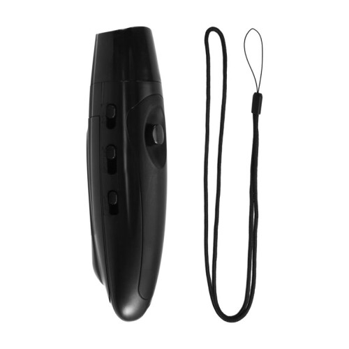 Three-Pitched Decibel Electronic Whistle Referee   Training Survival Anti-Wolf Whistle Rechargeable Black