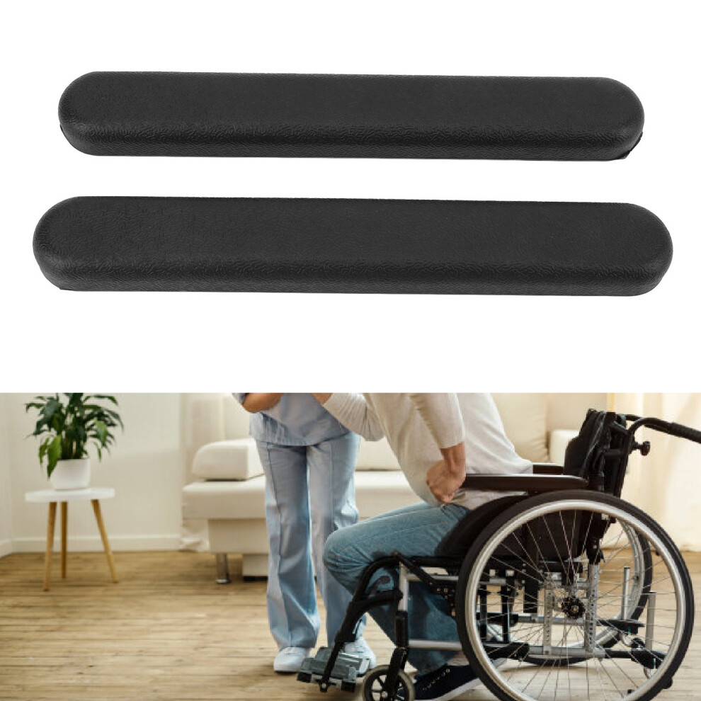 Scratch-Resistant Wheelchair Armrest Pads, Easy Install, Universal 22.5cm