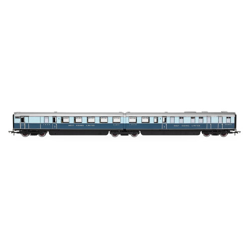 Hornby Hornby R40477 LNER West Riding Ltd Brake Third & Kitchen Third Artic. Coach Pack