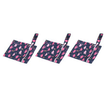 Bolsa húmeda para bebé, resistente al agua, 3 piezas, reutilizable, bolsa húmeda/seca, modelo T12