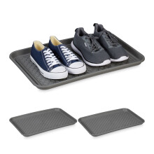 set di 3 vaschette raccogli gocce per scarpe 60 x 40 cm